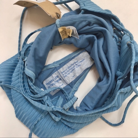 NWT True Craft Ribbed Lace-Up One Piece Swimsuit - Picture 7 of 10